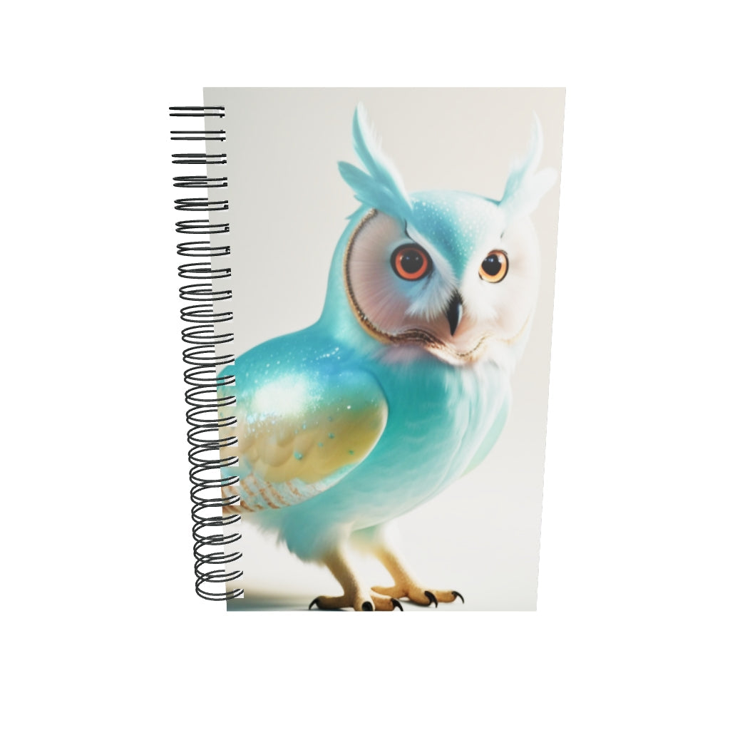 Owl 011 Spiral Notebook