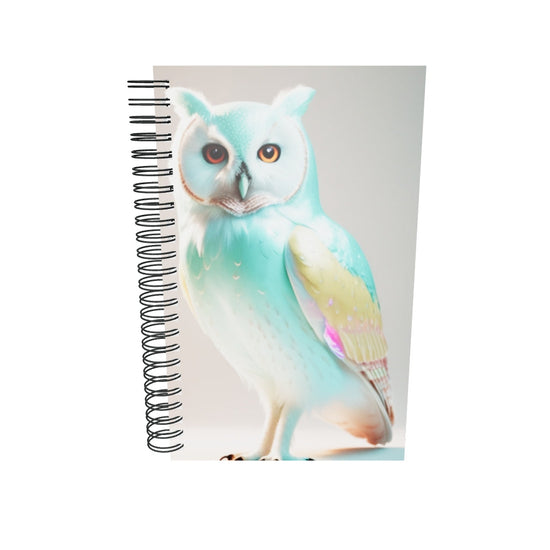 Owl 012 Spiral Notebook