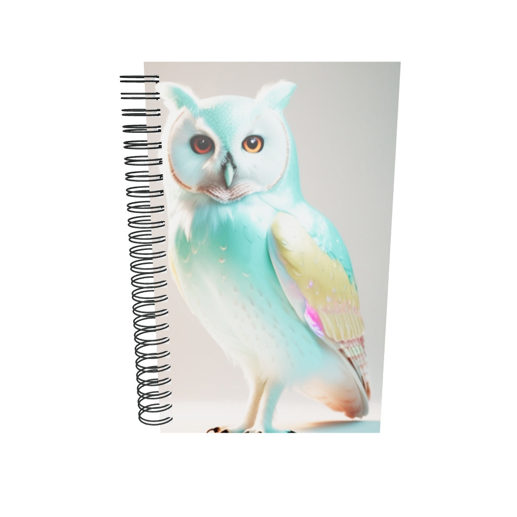 Owl 012 Spiral Notebook